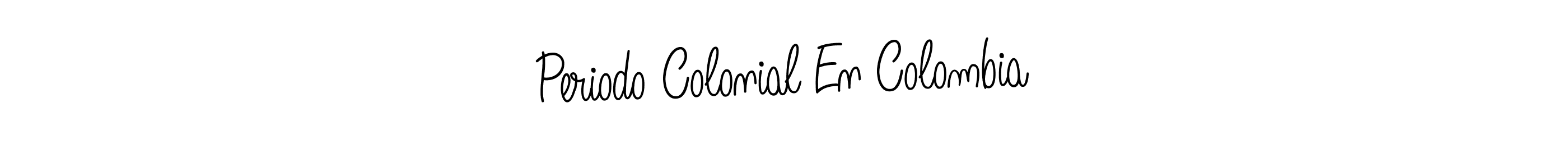 How to make Periodo Colonial En Colombia name signature. Use Angelique-Rose-font-FFP style for creating short signs online. This is the latest handwritten sign. Periodo Colonial En Colombia signature style 5 images and pictures png