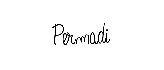 Best and Professional Signature Style for Permadi. Angelique-Rose-font-FFP Best Signature Style Collection. Permadi signature style 5 images and pictures png