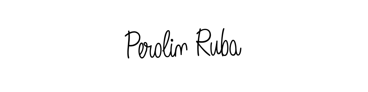 Check out images of Autograph of Perolin Ruba name. Actor Perolin Ruba Signature Style. Angelique-Rose-font-FFP is a professional sign style online. Perolin Ruba signature style 5 images and pictures png