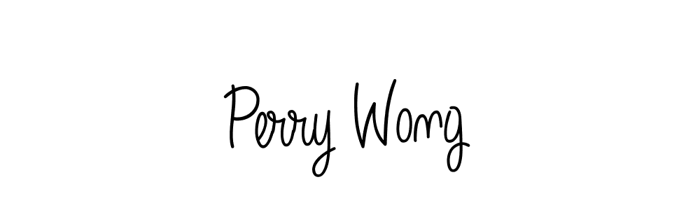 Make a beautiful signature design for name Perry Wong. With this signature (Angelique-Rose-font-FFP) style, you can create a handwritten signature for free. Perry Wong signature style 5 images and pictures png