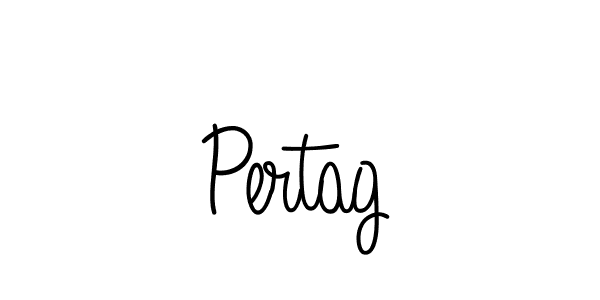 Use a signature maker to create a handwritten signature online. With this signature software, you can design (Angelique-Rose-font-FFP) your own signature for name Pertag. Pertag signature style 5 images and pictures png