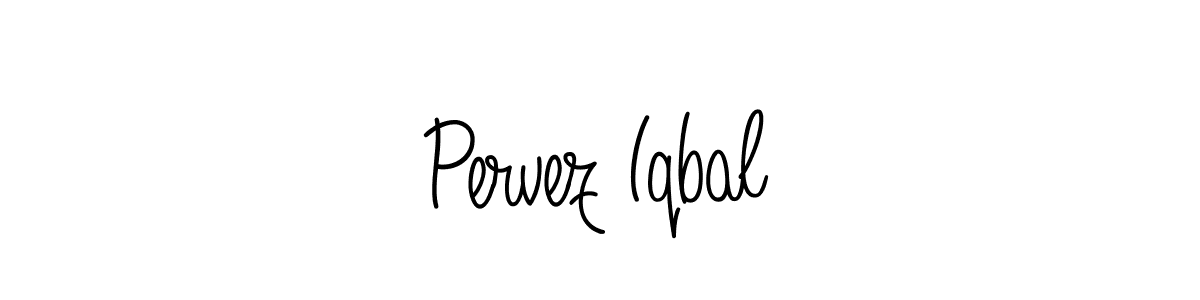 Design your own signature with our free online signature maker. With this signature software, you can create a handwritten (Angelique-Rose-font-FFP) signature for name Pervez Iqbal. Pervez Iqbal signature style 5 images and pictures png