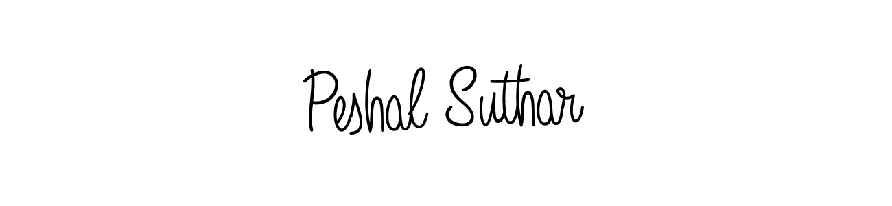 It looks lik you need a new signature style for name Peshal Suthar. Design unique handwritten (Angelique-Rose-font-FFP) signature with our free signature maker in just a few clicks. Peshal Suthar signature style 5 images and pictures png