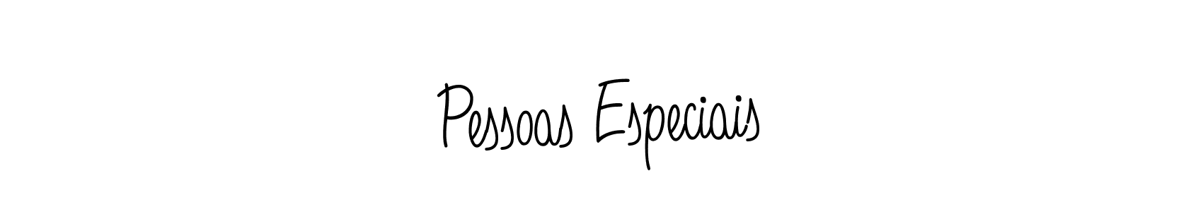 How to make Pessoas Especiais name signature. Use Angelique-Rose-font-FFP style for creating short signs online. This is the latest handwritten sign. Pessoas Especiais signature style 5 images and pictures png