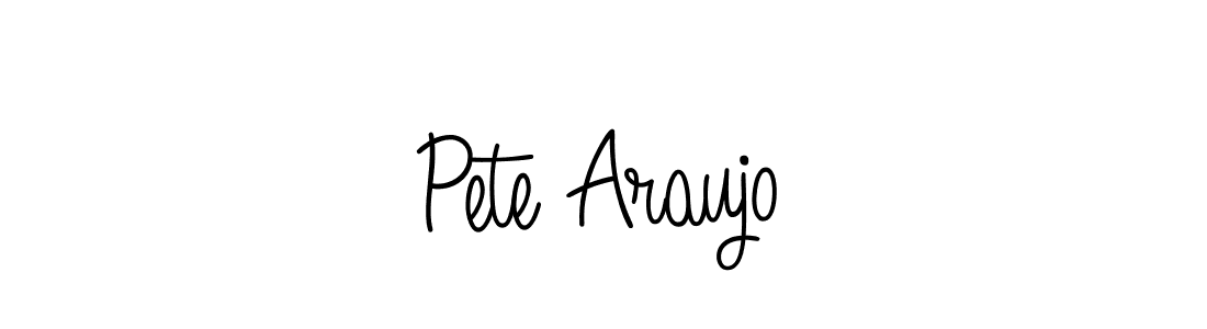 Also we have Pete Araujo name is the best signature style. Create professional handwritten signature collection using Angelique-Rose-font-FFP autograph style. Pete Araujo signature style 5 images and pictures png