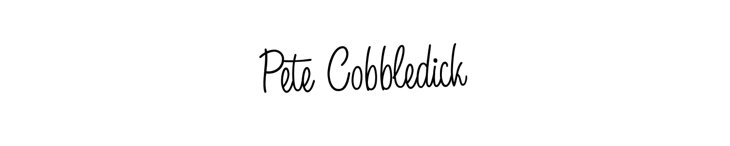 Make a beautiful signature design for name Pete Cobbledick. Use this online signature maker to create a handwritten signature for free. Pete Cobbledick signature style 5 images and pictures png