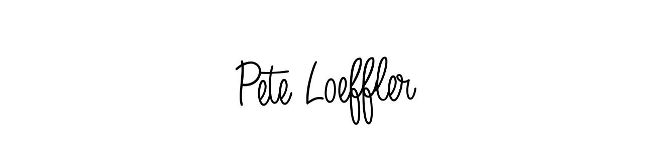 Best and Professional Signature Style for Pete Loeffler. Angelique-Rose-font-FFP Best Signature Style Collection. Pete Loeffler signature style 5 images and pictures png