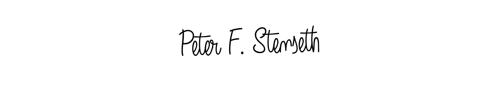 Check out images of Autograph of Peter F. Stenseth name. Actor Peter F. Stenseth Signature Style. Angelique-Rose-font-FFP is a professional sign style online. Peter F. Stenseth signature style 5 images and pictures png