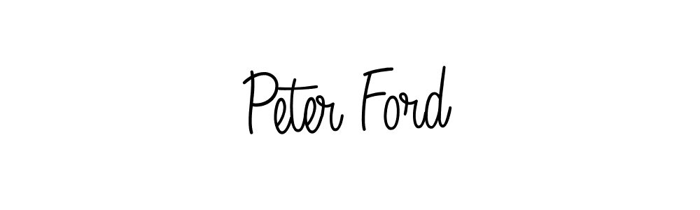 You should practise on your own different ways (Angelique-Rose-font-FFP) to write your name (Peter Ford) in signature. don't let someone else do it for you. Peter Ford signature style 5 images and pictures png