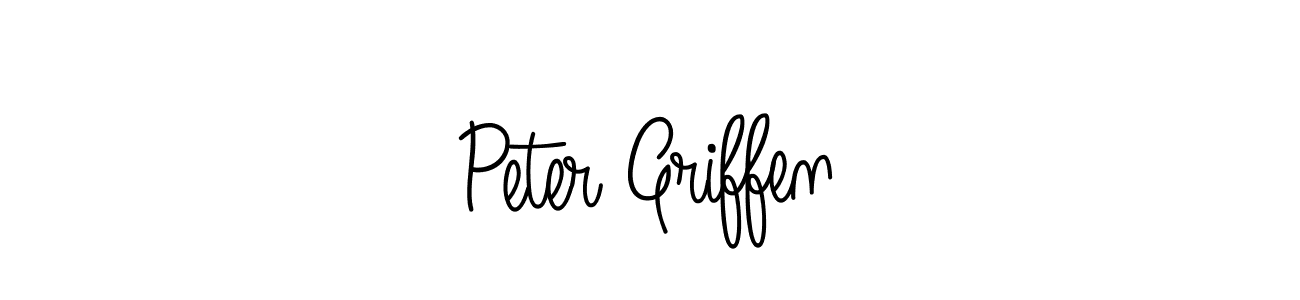 You should practise on your own different ways (Angelique-Rose-font-FFP) to write your name (Peter Griffen) in signature. don't let someone else do it for you. Peter Griffen signature style 5 images and pictures png