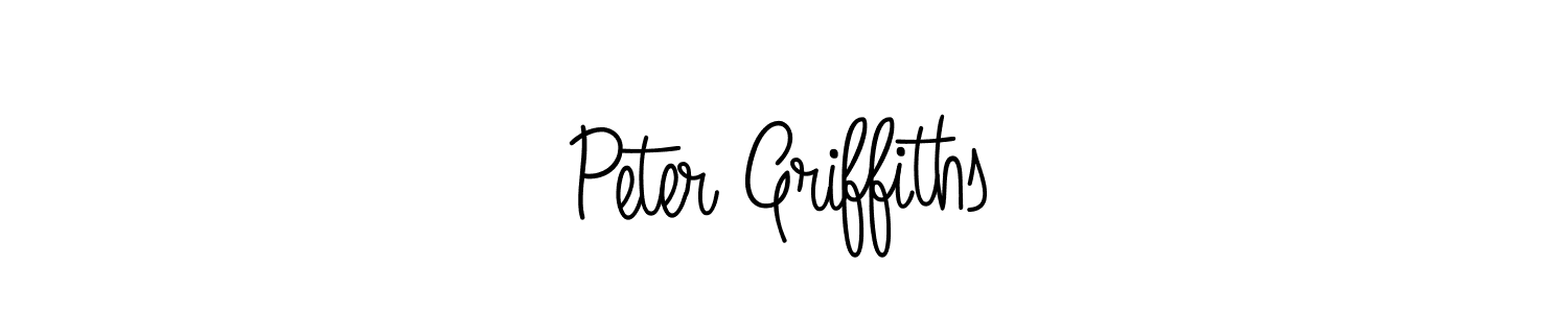 You should practise on your own different ways (Angelique-Rose-font-FFP) to write your name (Peter Griffiths) in signature. don't let someone else do it for you. Peter Griffiths signature style 5 images and pictures png