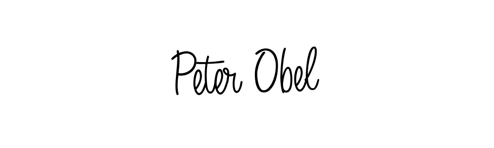 Design your own signature with our free online signature maker. With this signature software, you can create a handwritten (Angelique-Rose-font-FFP) signature for name Peter Obel. Peter Obel signature style 5 images and pictures png