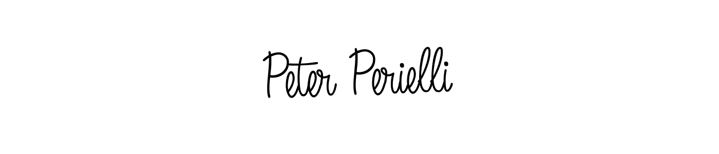 You should practise on your own different ways (Angelique-Rose-font-FFP) to write your name (Peter Perielli) in signature. don't let someone else do it for you. Peter Perielli signature style 5 images and pictures png