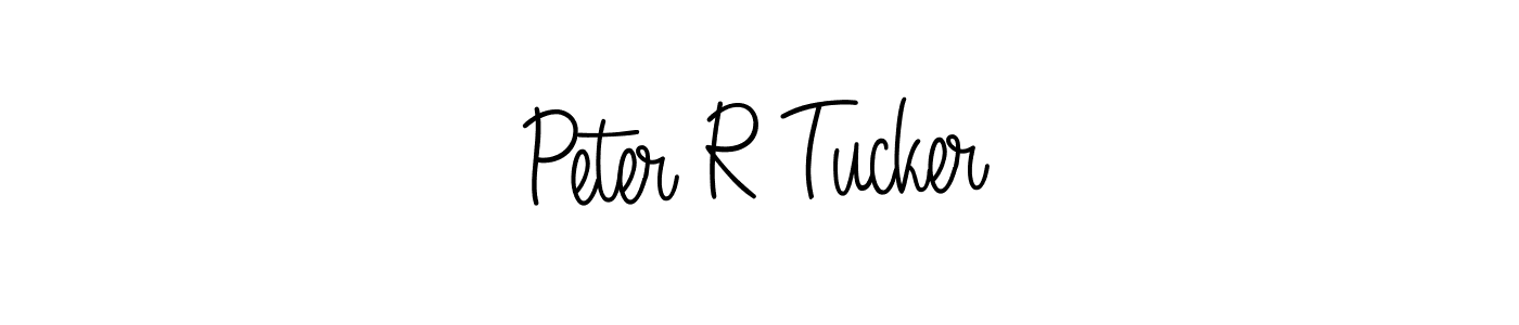 Use a signature maker to create a handwritten signature online. With this signature software, you can design (Angelique-Rose-font-FFP) your own signature for name Peter R Tucker. Peter R Tucker signature style 5 images and pictures png