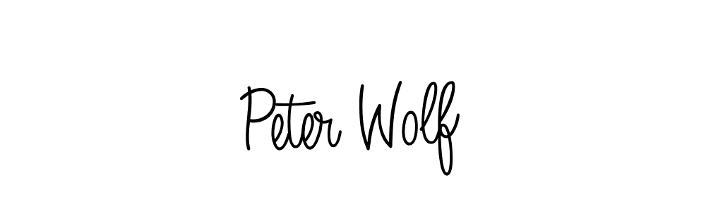 Also we have Peter Wolf name is the best signature style. Create professional handwritten signature collection using Angelique-Rose-font-FFP autograph style. Peter Wolf signature style 5 images and pictures png