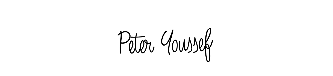 How to Draw Peter Youssef signature style? Angelique-Rose-font-FFP is a latest design signature styles for name Peter Youssef. Peter Youssef signature style 5 images and pictures png