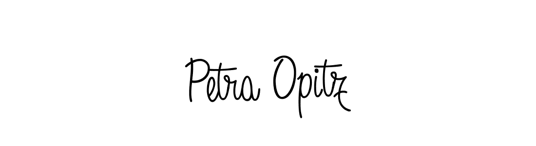 Use a signature maker to create a handwritten signature online. With this signature software, you can design (Angelique-Rose-font-FFP) your own signature for name Petra Opitz. Petra Opitz signature style 5 images and pictures png