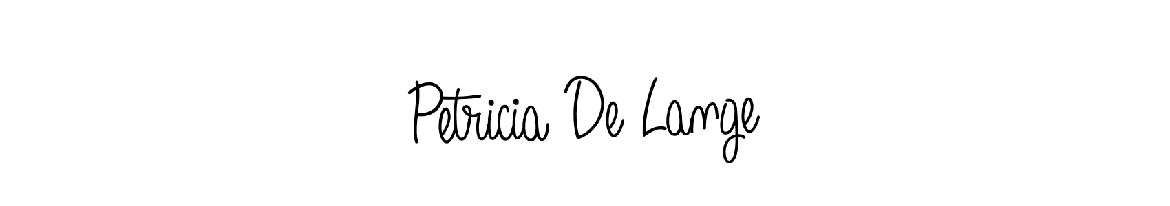 Also we have Petricia De Lange name is the best signature style. Create professional handwritten signature collection using Angelique-Rose-font-FFP autograph style. Petricia De Lange signature style 5 images and pictures png