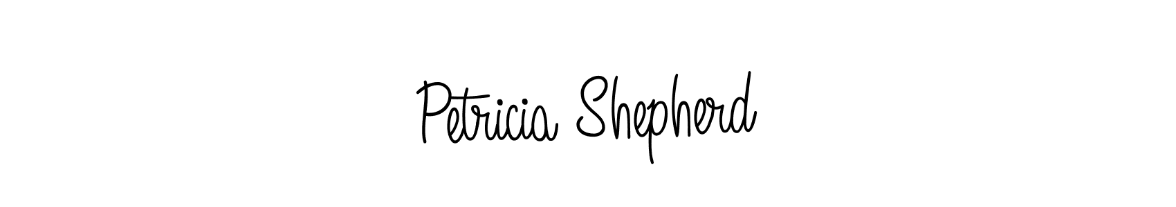 Angelique-Rose-font-FFP is a professional signature style that is perfect for those who want to add a touch of class to their signature. It is also a great choice for those who want to make their signature more unique. Get Petricia Shepherd name to fancy signature for free. Petricia Shepherd signature style 5 images and pictures png