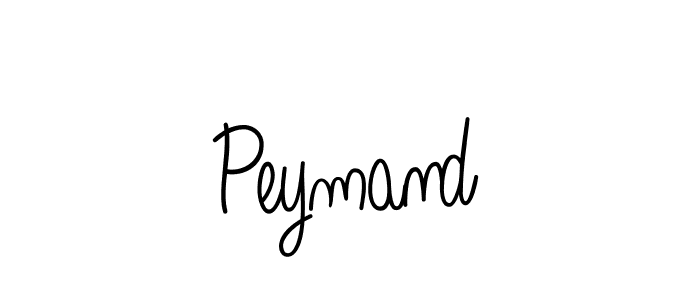 You should practise on your own different ways (Angelique-Rose-font-FFP) to write your name (Peymand) in signature. don't let someone else do it for you. Peymand signature style 5 images and pictures png