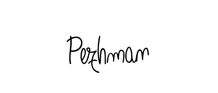 Pezhman stylish signature style. Best Handwritten Sign (Angelique-Rose-font-FFP) for my name. Handwritten Signature Collection Ideas for my name Pezhman. Pezhman signature style 5 images and pictures png