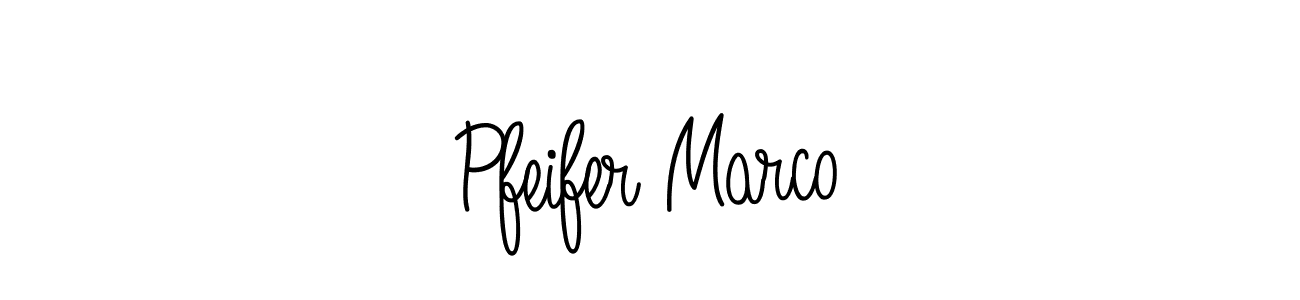 Design your own signature with our free online signature maker. With this signature software, you can create a handwritten (Angelique-Rose-font-FFP) signature for name Pfeifer Marco. Pfeifer Marco signature style 5 images and pictures png