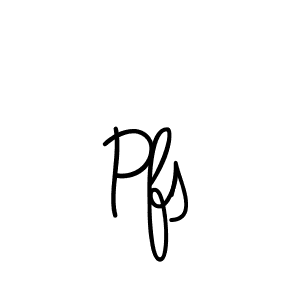 Pfs stylish signature style. Best Handwritten Sign (Angelique-Rose-font-FFP) for my name. Handwritten Signature Collection Ideas for my name Pfs. Pfs signature style 5 images and pictures png