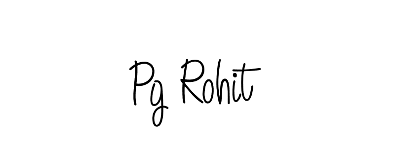 Also we have Pg Rohit name is the best signature style. Create professional handwritten signature collection using Angelique-Rose-font-FFP autograph style. Pg Rohit signature style 5 images and pictures png