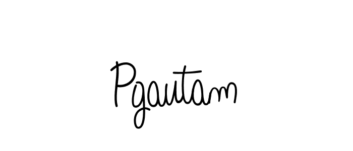 Best and Professional Signature Style for Pgautam. Angelique-Rose-font-FFP Best Signature Style Collection. Pgautam signature style 5 images and pictures png
