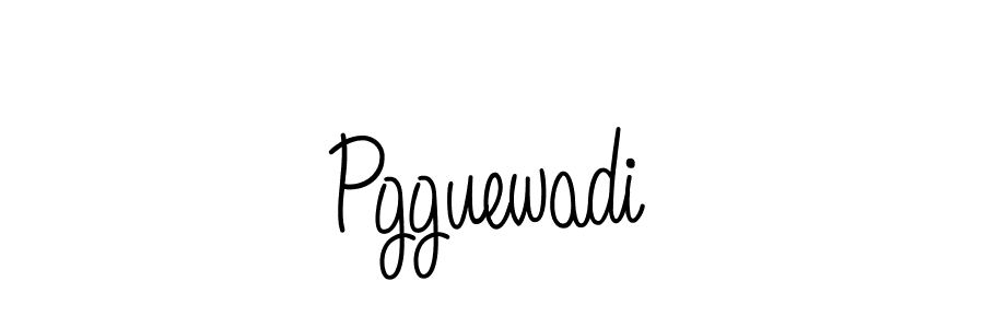 How to make Pgguewadi signature? Angelique-Rose-font-FFP is a professional autograph style. Create handwritten signature for Pgguewadi name. Pgguewadi signature style 5 images and pictures png