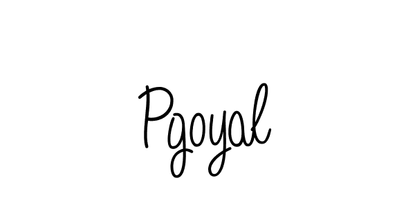 Also we have Pgoyal name is the best signature style. Create professional handwritten signature collection using Angelique-Rose-font-FFP autograph style. Pgoyal signature style 5 images and pictures png