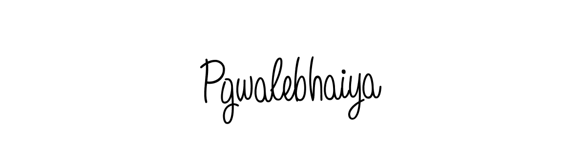 How to Draw Pgwalebhaiya signature style? Angelique-Rose-font-FFP is a latest design signature styles for name Pgwalebhaiya. Pgwalebhaiya signature style 5 images and pictures png
