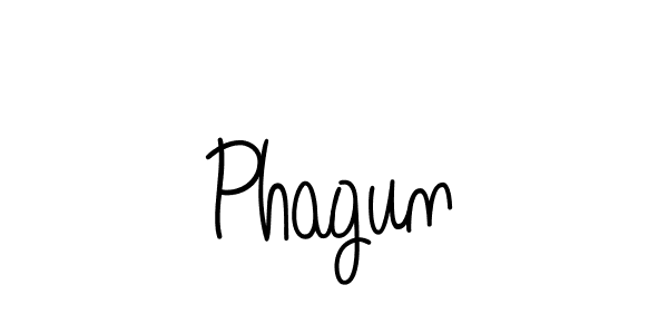 Phagun stylish signature style. Best Handwritten Sign (Angelique-Rose-font-FFP) for my name. Handwritten Signature Collection Ideas for my name Phagun. Phagun signature style 5 images and pictures png