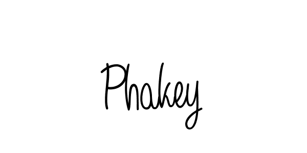 You should practise on your own different ways (Angelique-Rose-font-FFP) to write your name (Phakey) in signature. don't let someone else do it for you. Phakey signature style 5 images and pictures png