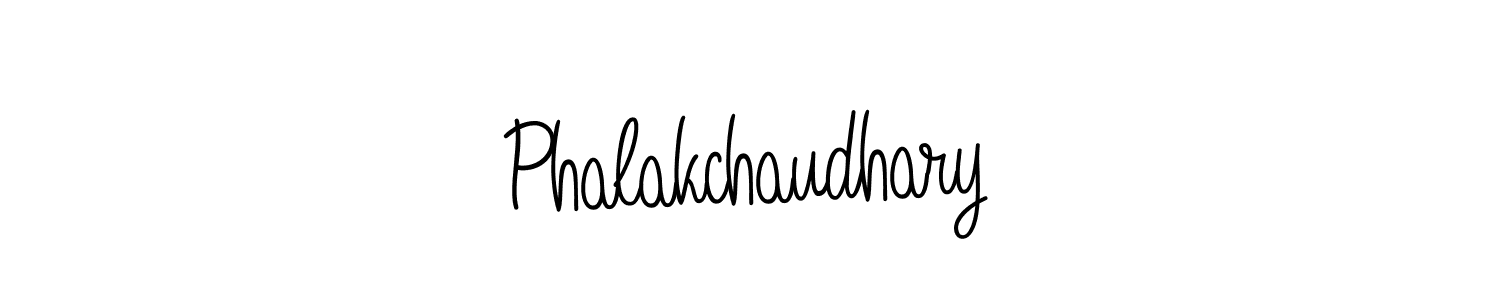 It looks lik you need a new signature style for name Phalakchaudhary. Design unique handwritten (Angelique-Rose-font-FFP) signature with our free signature maker in just a few clicks. Phalakchaudhary signature style 5 images and pictures png