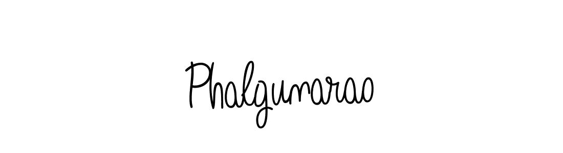 Design your own signature with our free online signature maker. With this signature software, you can create a handwritten (Angelique-Rose-font-FFP) signature for name Phalgunarao. Phalgunarao signature style 5 images and pictures png