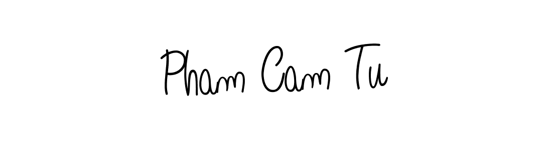 How to make Pham Cam Tu signature? Angelique-Rose-font-FFP is a professional autograph style. Create handwritten signature for Pham Cam Tu name. Pham Cam Tu signature style 5 images and pictures png