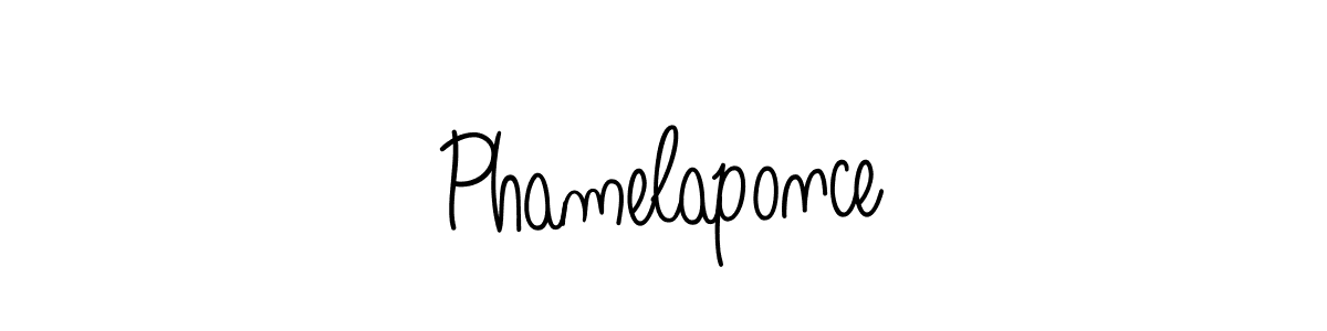 Phamelaponce stylish signature style. Best Handwritten Sign (Angelique-Rose-font-FFP) for my name. Handwritten Signature Collection Ideas for my name Phamelaponce. Phamelaponce signature style 5 images and pictures png