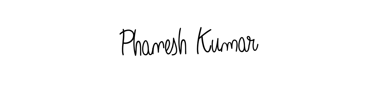 Phanesh Kumar stylish signature style. Best Handwritten Sign (Angelique-Rose-font-FFP) for my name. Handwritten Signature Collection Ideas for my name Phanesh Kumar. Phanesh Kumar signature style 5 images and pictures png