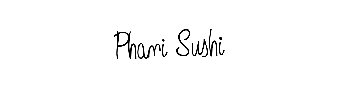 Make a beautiful signature design for name Phani Sushi. Use this online signature maker to create a handwritten signature for free. Phani Sushi signature style 5 images and pictures png