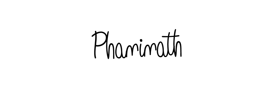 Use a signature maker to create a handwritten signature online. With this signature software, you can design (Angelique-Rose-font-FFP) your own signature for name Phaninath. Phaninath signature style 5 images and pictures png