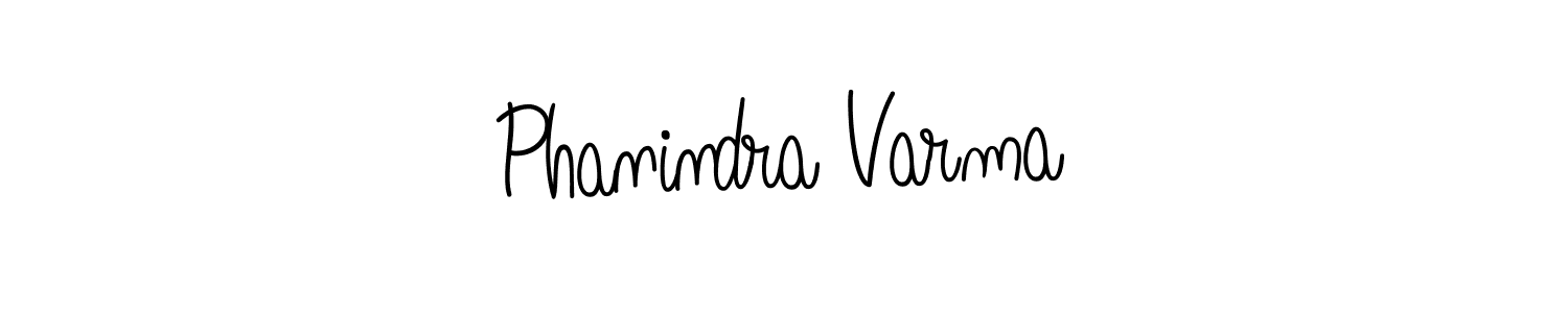 Make a beautiful signature design for name Phanindra Varma. With this signature (Angelique-Rose-font-FFP) style, you can create a handwritten signature for free. Phanindra Varma signature style 5 images and pictures png