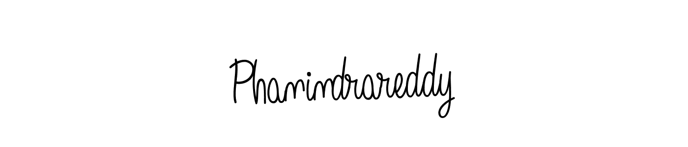 Design your own signature with our free online signature maker. With this signature software, you can create a handwritten (Angelique-Rose-font-FFP) signature for name Phanindrareddy. Phanindrareddy signature style 5 images and pictures png