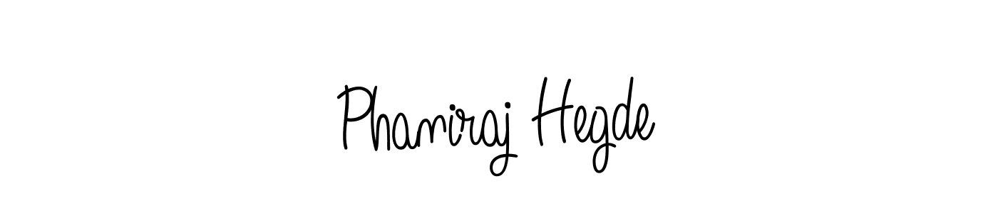 Use a signature maker to create a handwritten signature online. With this signature software, you can design (Angelique-Rose-font-FFP) your own signature for name Phaniraj Hegde. Phaniraj Hegde signature style 5 images and pictures png