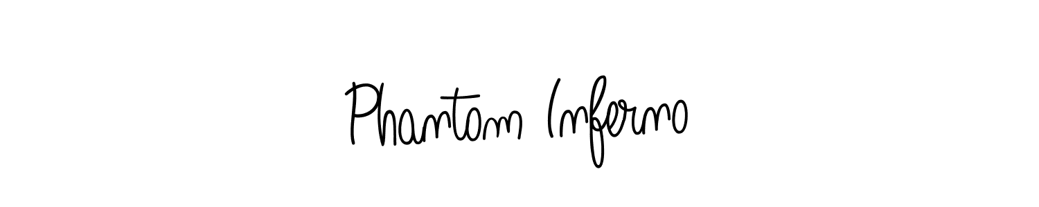 Make a beautiful signature design for name Phantom Inferno. With this signature (Angelique-Rose-font-FFP) style, you can create a handwritten signature for free. Phantom Inferno signature style 5 images and pictures png