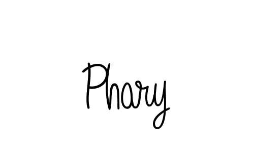 Design your own signature with our free online signature maker. With this signature software, you can create a handwritten (Angelique-Rose-font-FFP) signature for name Phary. Phary signature style 5 images and pictures png