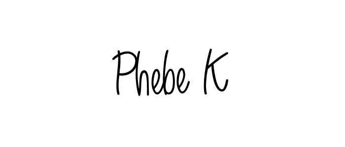 Once you've used our free online signature maker to create your best signature Angelique-Rose-font-FFP style, it's time to enjoy all of the benefits that Phebe K name signing documents. Phebe K signature style 5 images and pictures png