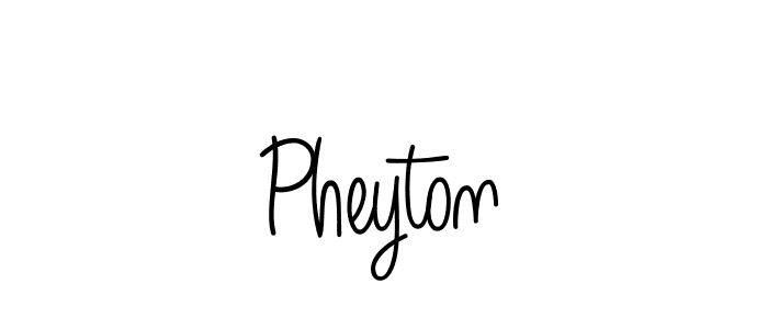 Use a signature maker to create a handwritten signature online. With this signature software, you can design (Angelique-Rose-font-FFP) your own signature for name Pheyton. Pheyton signature style 5 images and pictures png