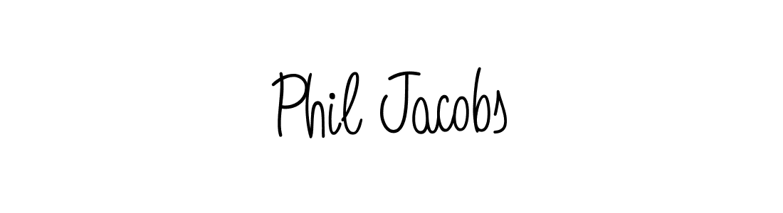 The best way (Angelique-Rose-font-FFP) to make a short signature is to pick only two or three words in your name. The name Phil Jacobs include a total of six letters. For converting this name. Phil Jacobs signature style 5 images and pictures png
