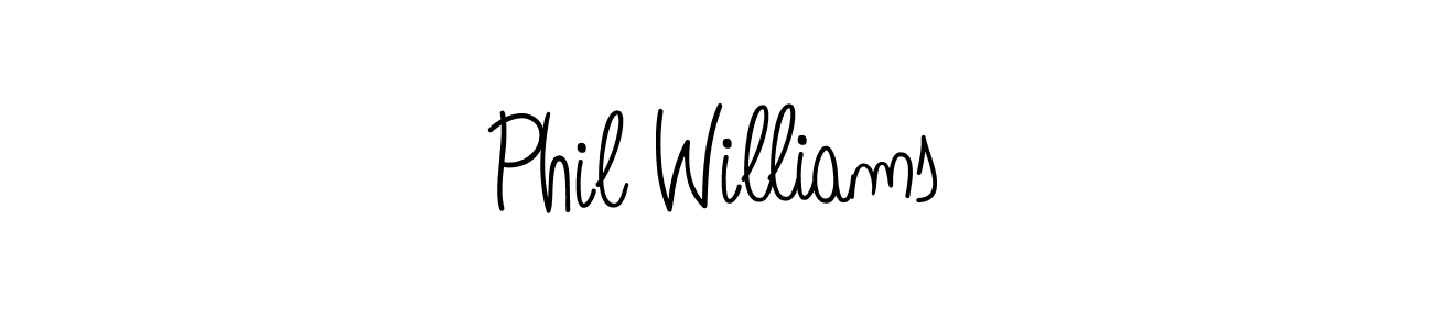 Create a beautiful signature design for name Phil Williams. With this signature (Angelique-Rose-font-FFP) fonts, you can make a handwritten signature for free. Phil Williams signature style 5 images and pictures png